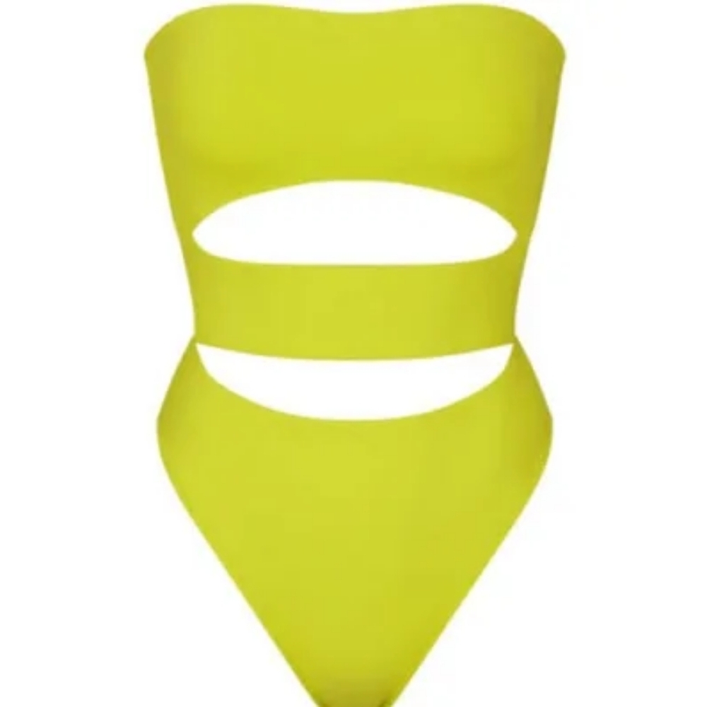 SKIMS Swim Cut Out Strapless Cut Out Monokini
